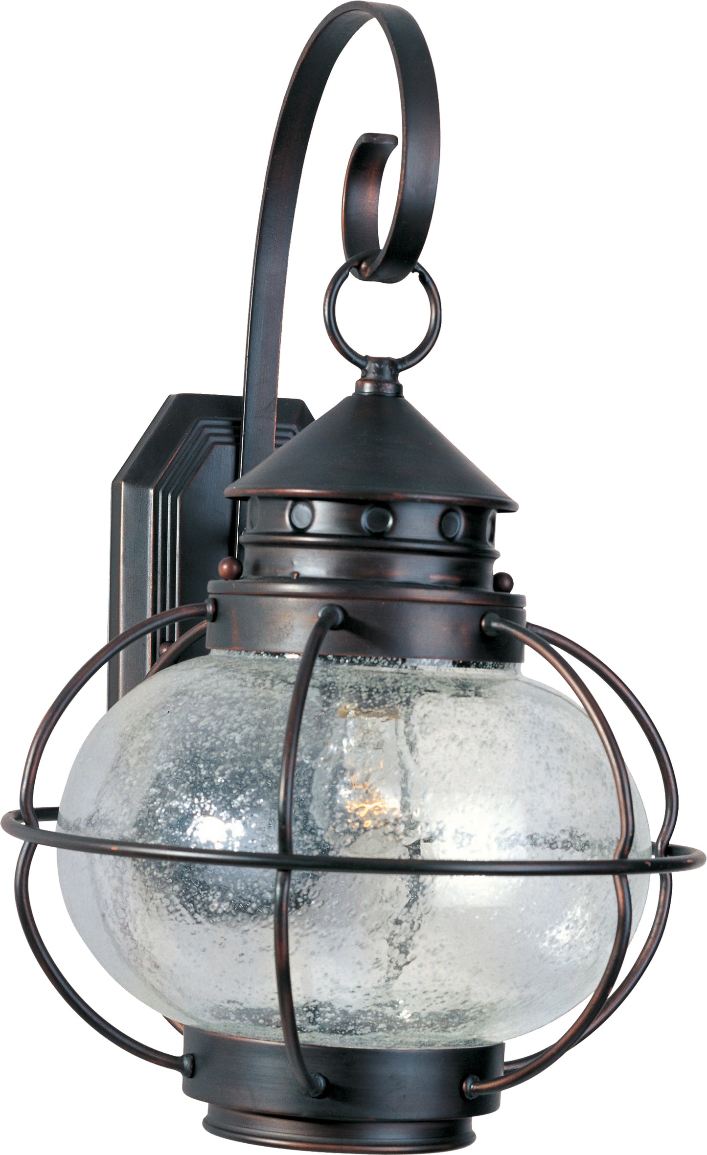 Portsmouth Outdoor Wall Lantern Oil Rubbed Bronze by Maxim Lighting
