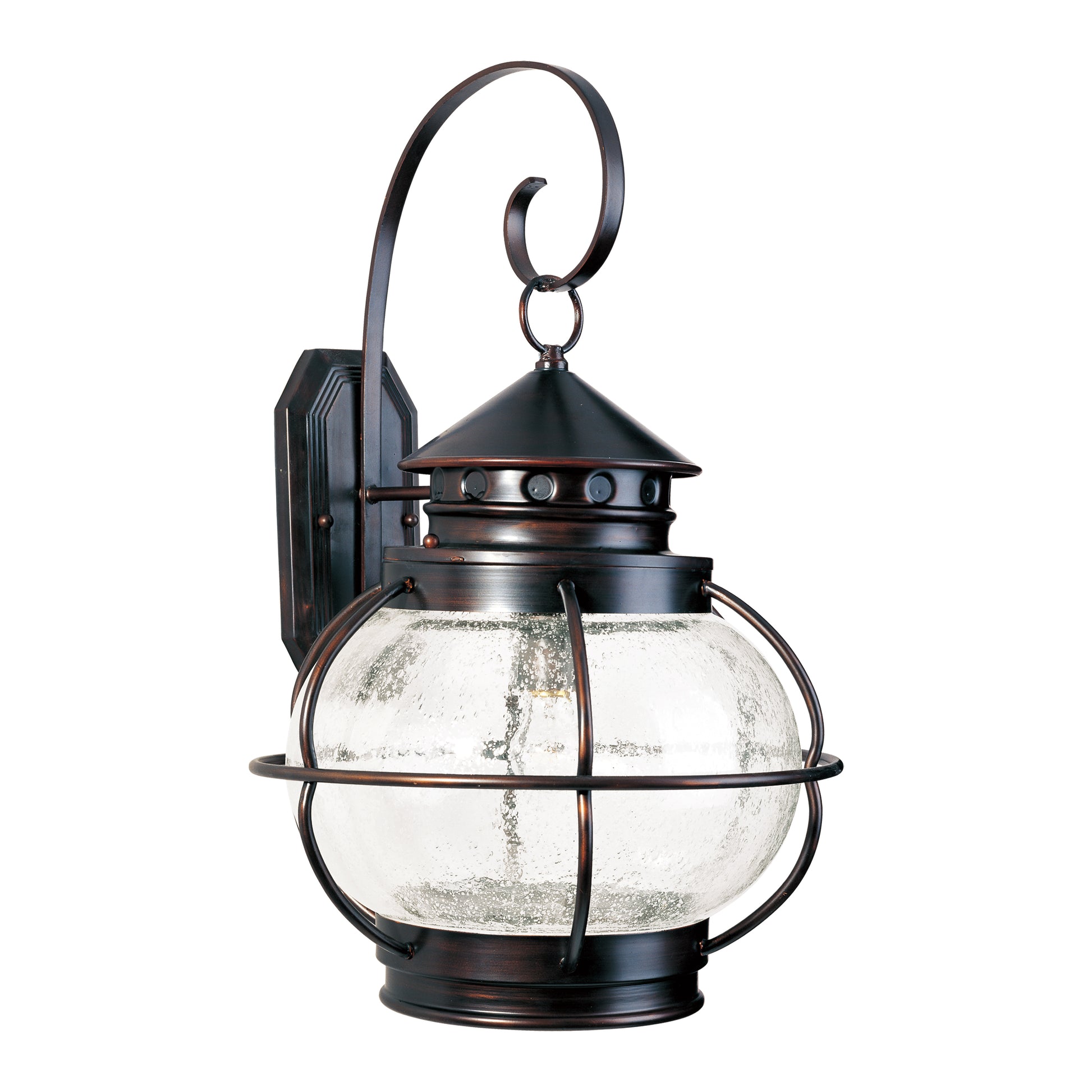 Portsmouth Outdoor Wall Lantern Oil Rubbed Bronze by Maxim Lighting