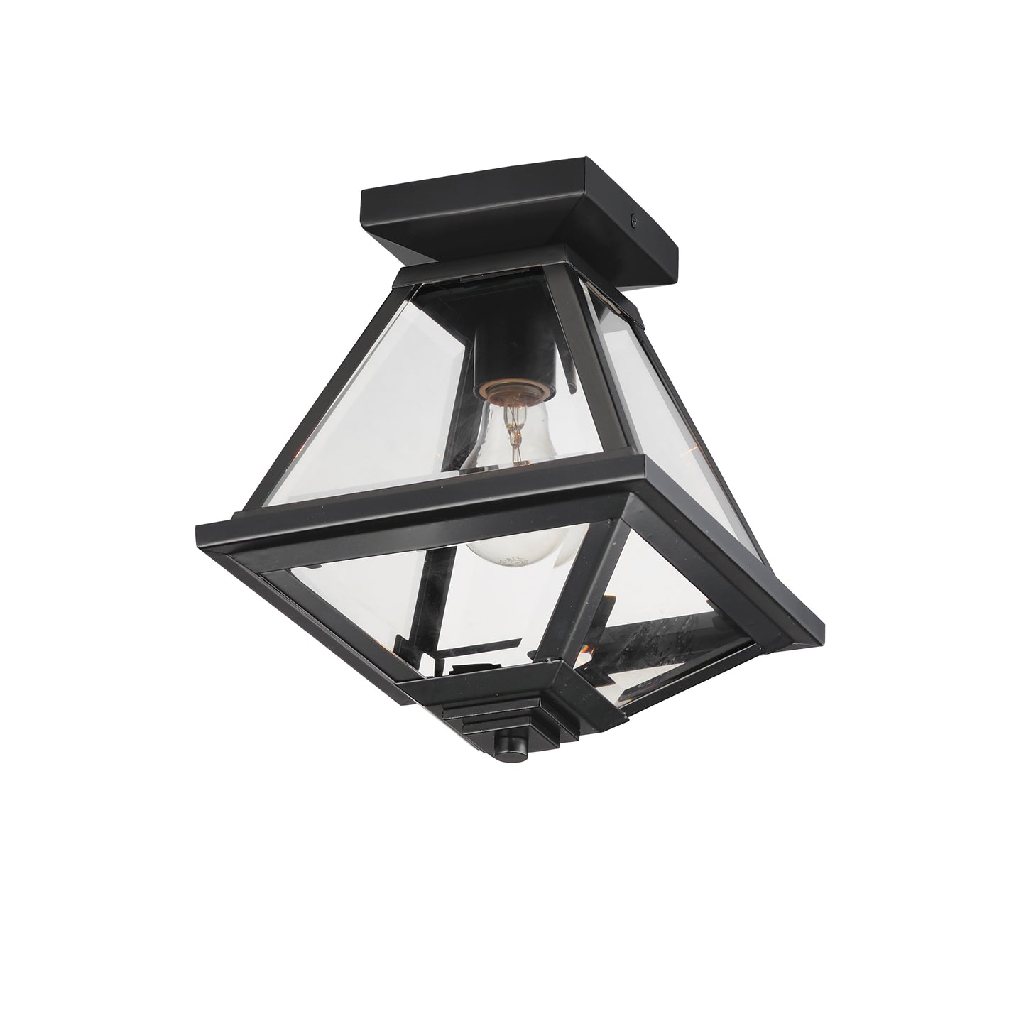 Prism 9" Outdoor Flush Mount Black by Maxim Lighting