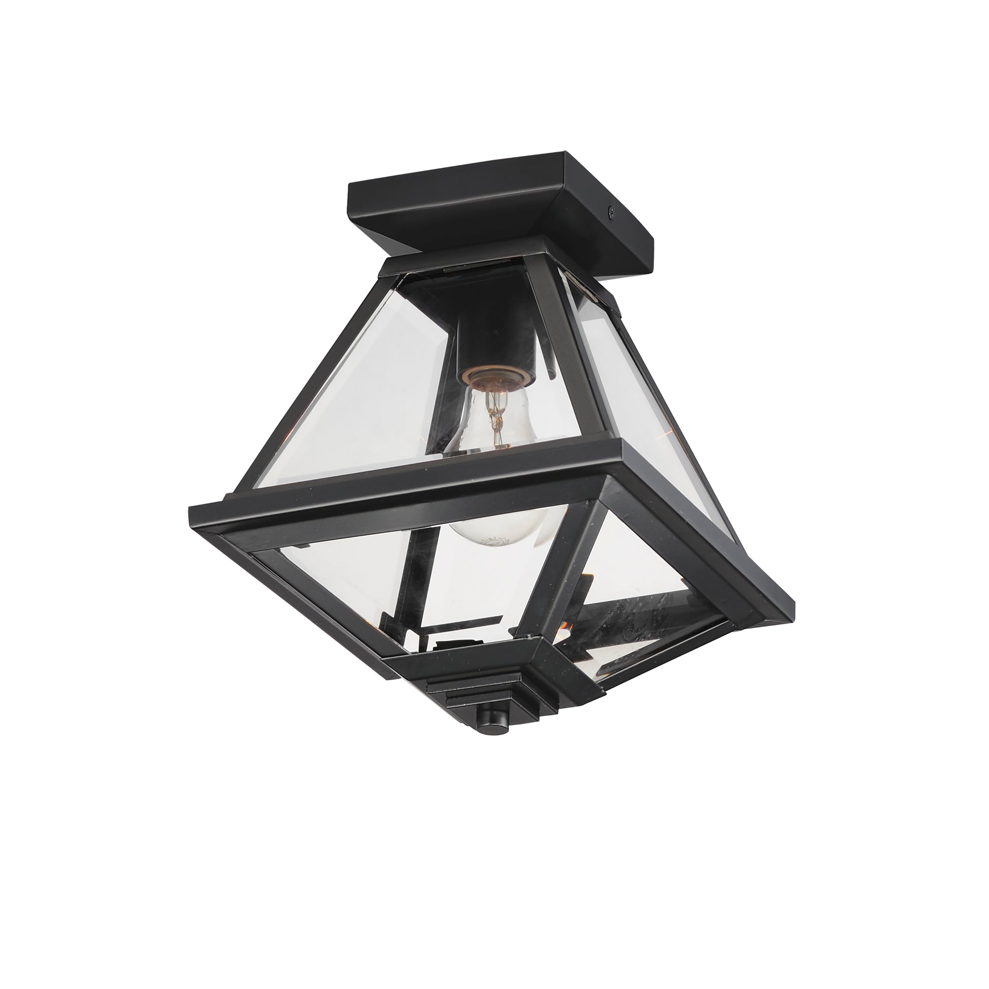 Prism 9" Outdoor Flush Mount Black by Maxim Lighting