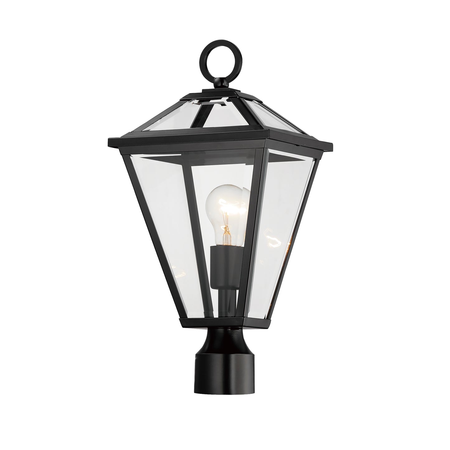 Prism Outdoor Post Lantern Black by Maxim Lighting