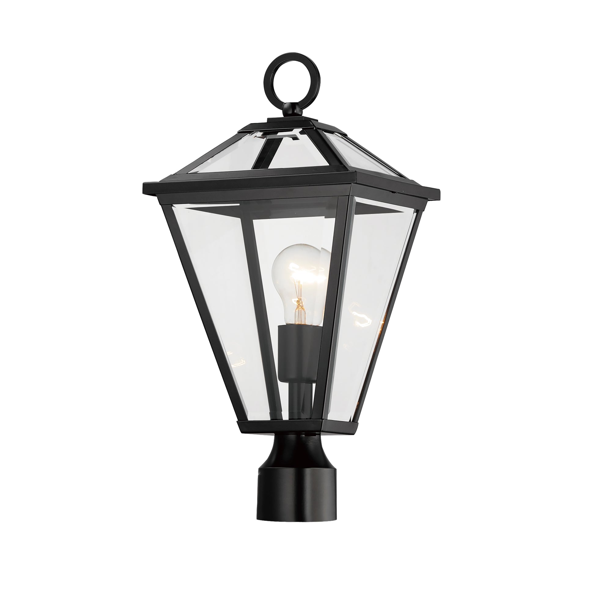 Prism Outdoor Post Lantern Black by Maxim Lighting