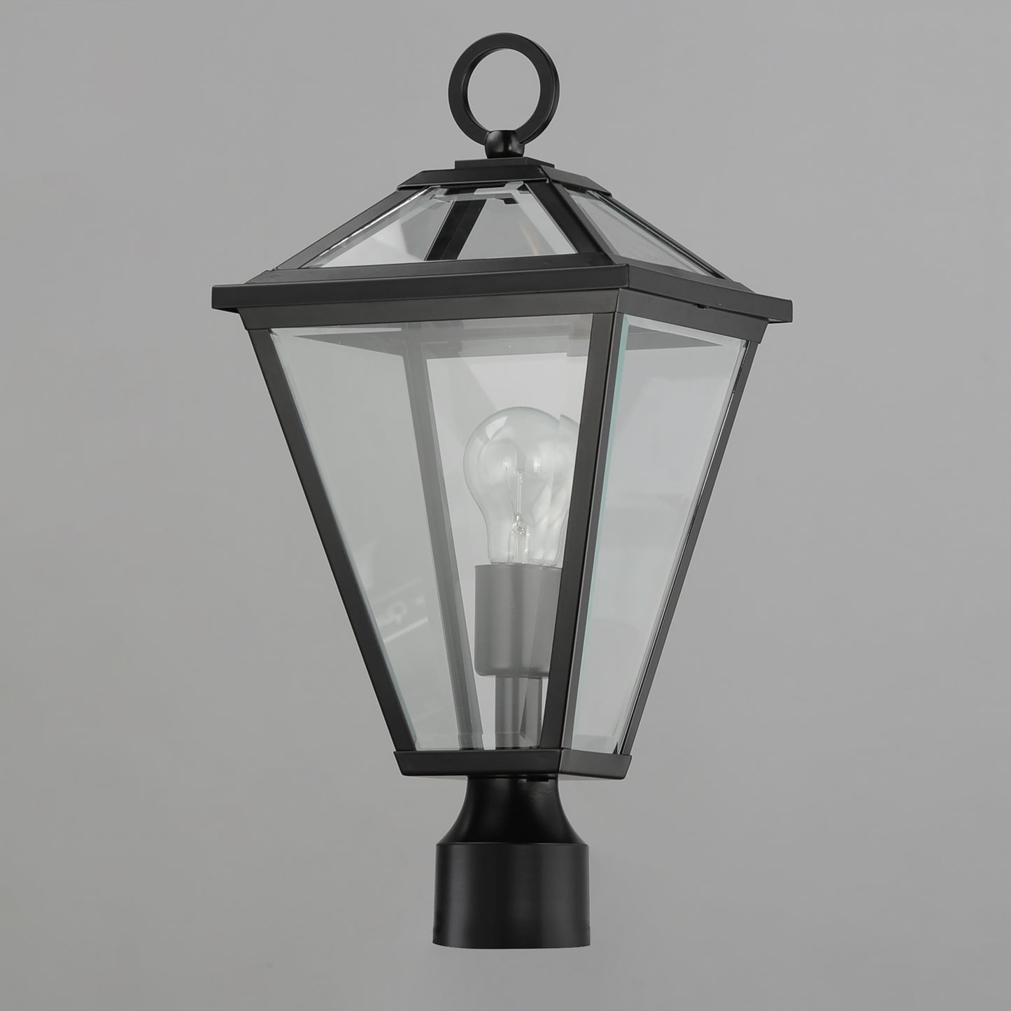Prism Outdoor Post Lantern Black by Maxim Lighting