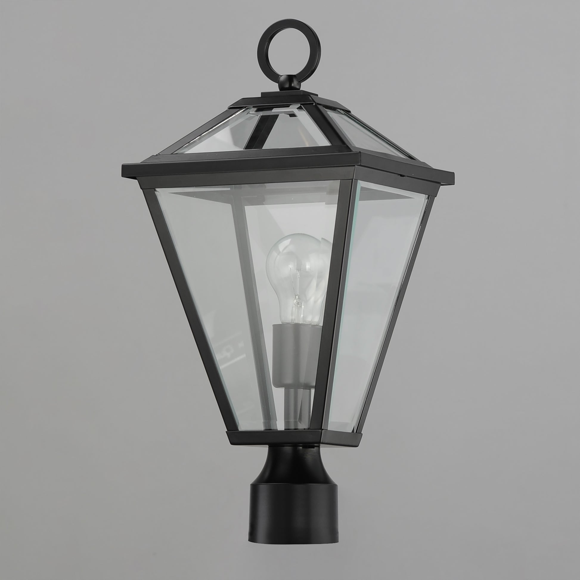 Prism Outdoor Post Lantern Black by Maxim Lighting