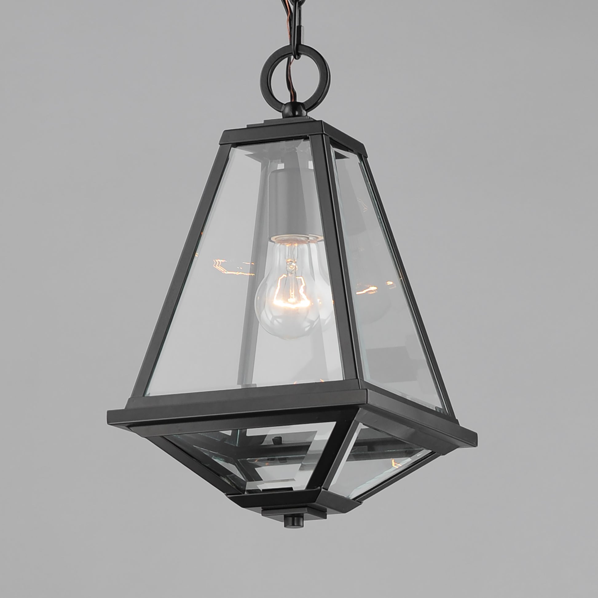 Prism 16" Outdoor Pendant Black by Maxim Lighting