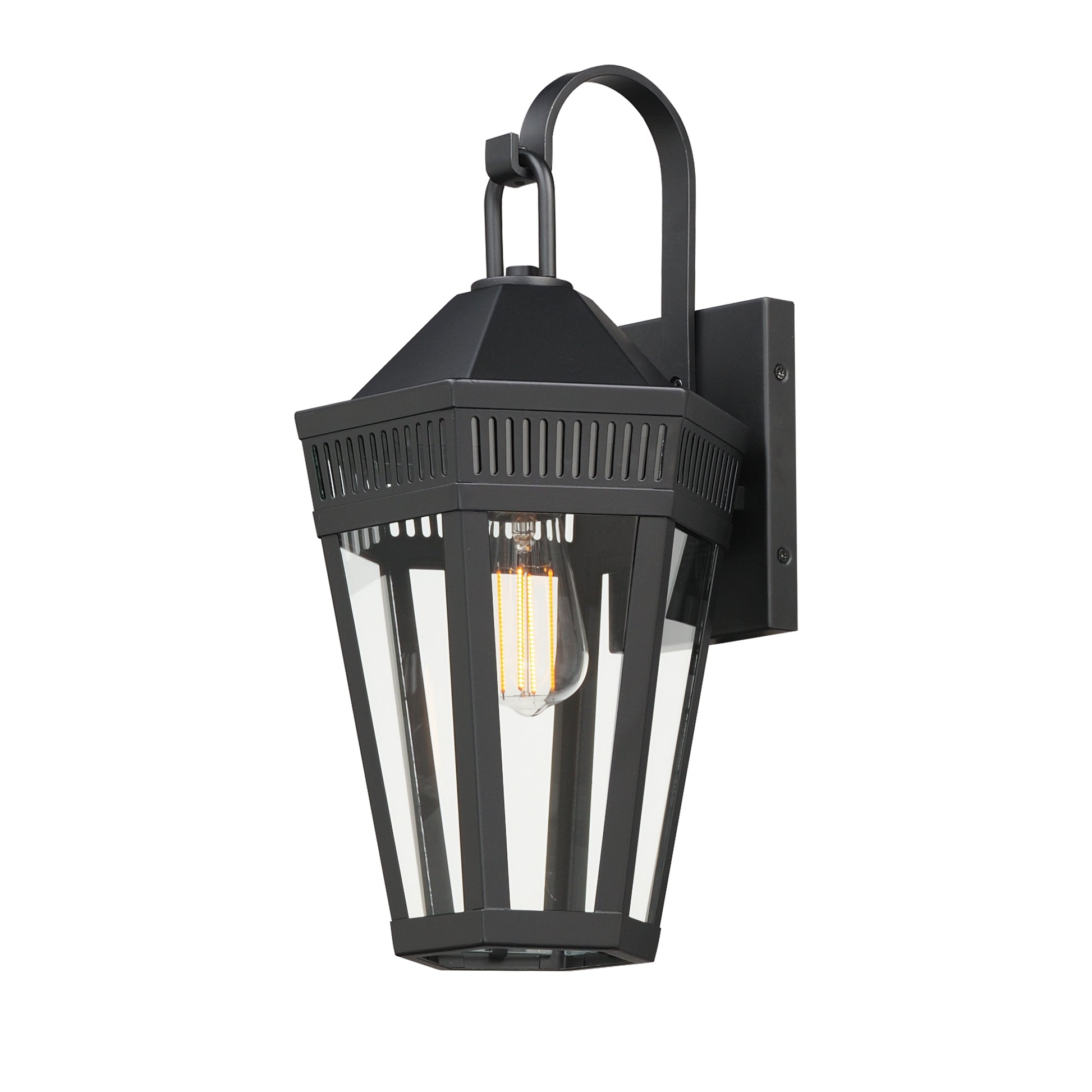 Oxford Outdoor Wall Sconce Large Black by Maxim Lighting