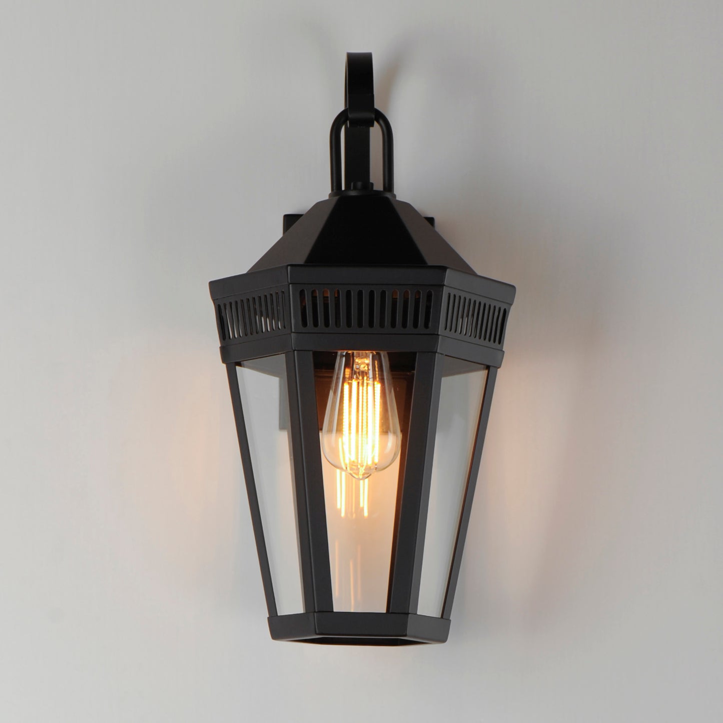 Oxford Outdoor Wall Sconce Large Black by Maxim Lighting