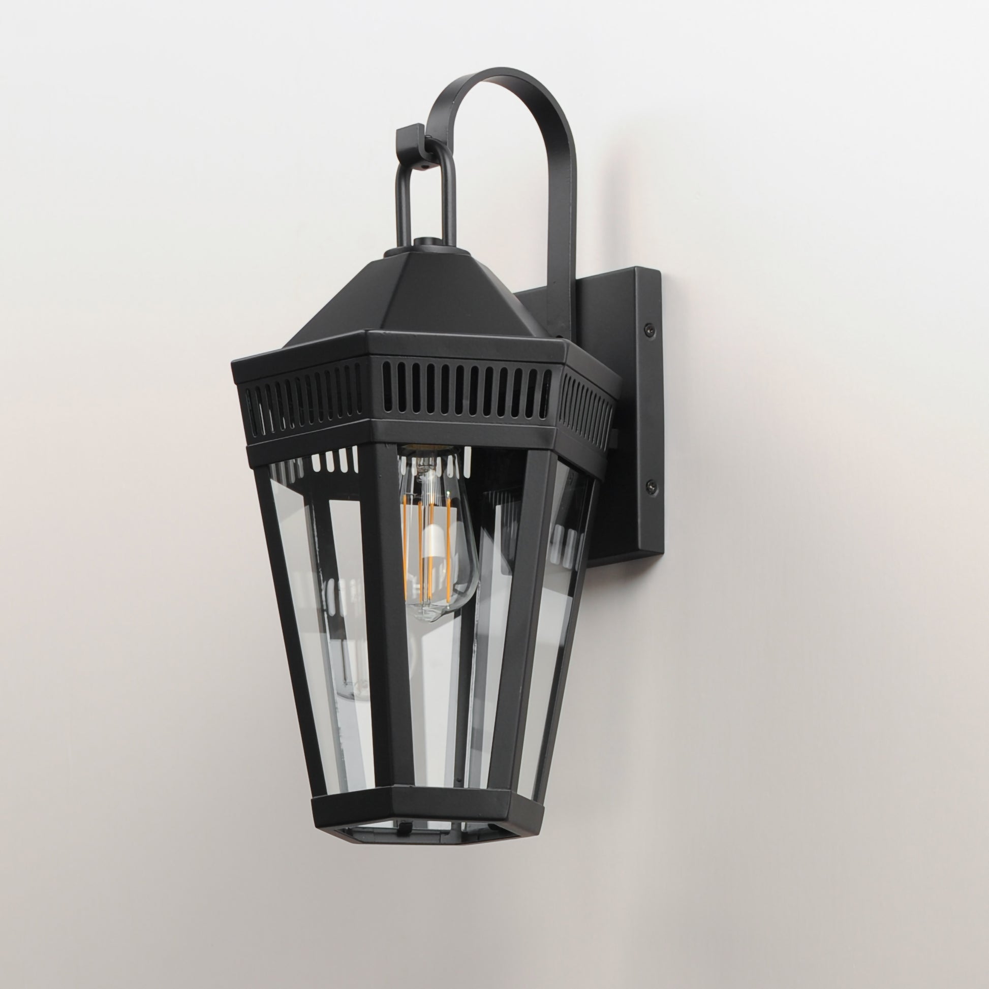 Oxford Outdoor Wall Sconce Large Black by Maxim Lighting