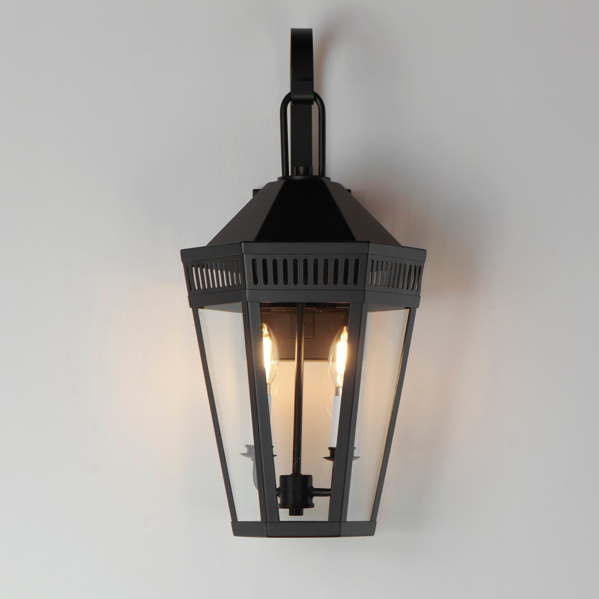 Oxford Outdoor 2-Light Wall Sconce Black by Maxim Lighting