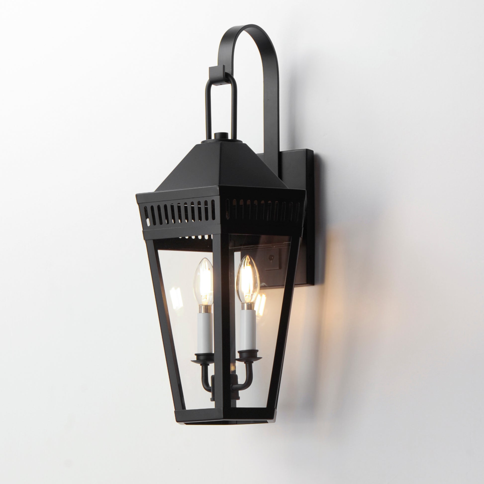 Oxford Outdoor 2-Light Wall Sconce Black by Maxim Lighting