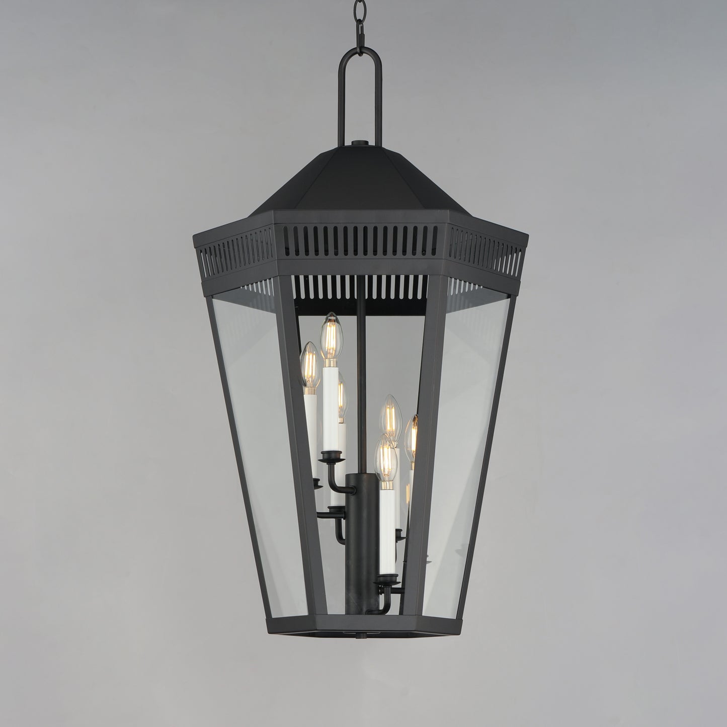 Oxford Outdoor 6-Light Pendant Black by Maxim Lighting