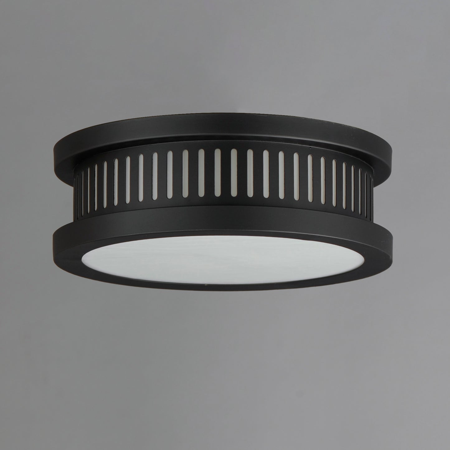 Oxford Outdoor 3-Light Flush Mount Black by Maxim Lighting