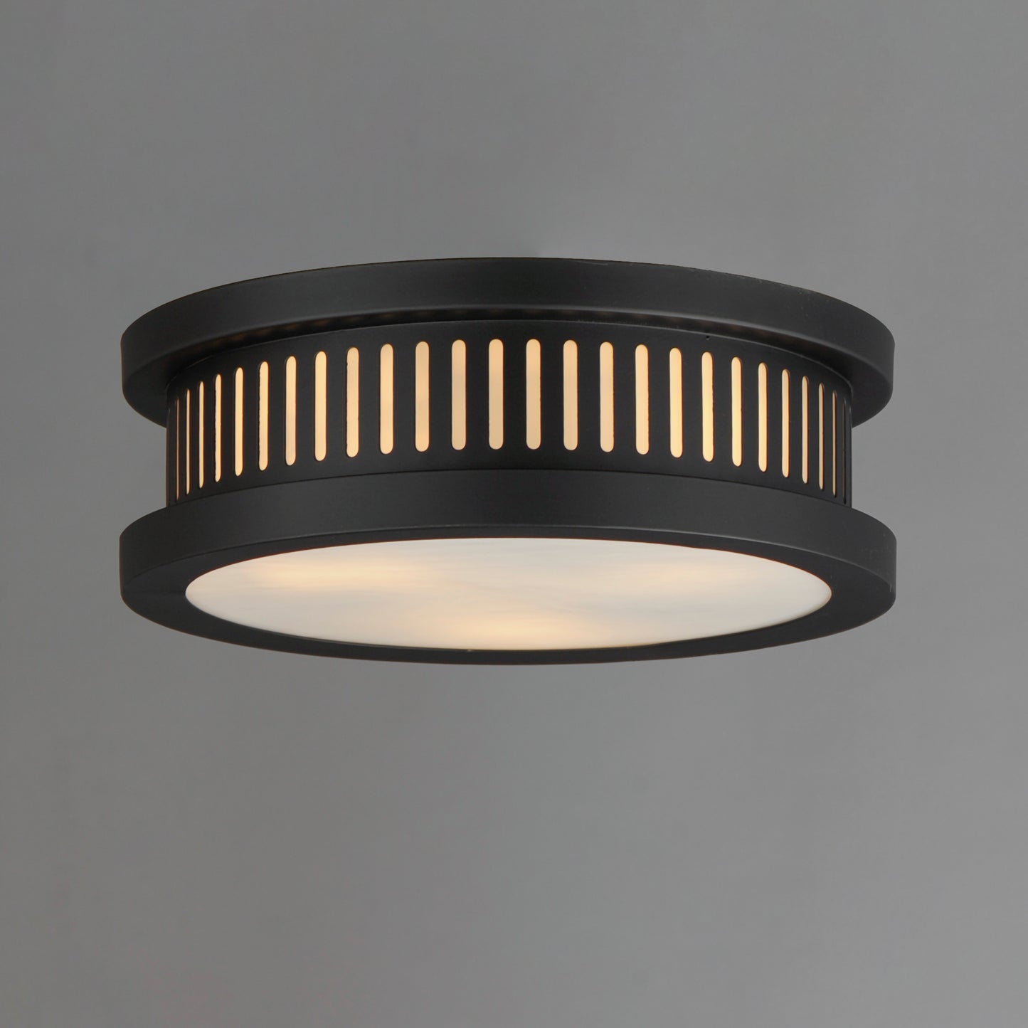 Oxford Outdoor 3-Light Flush Mount Black by Maxim Lighting