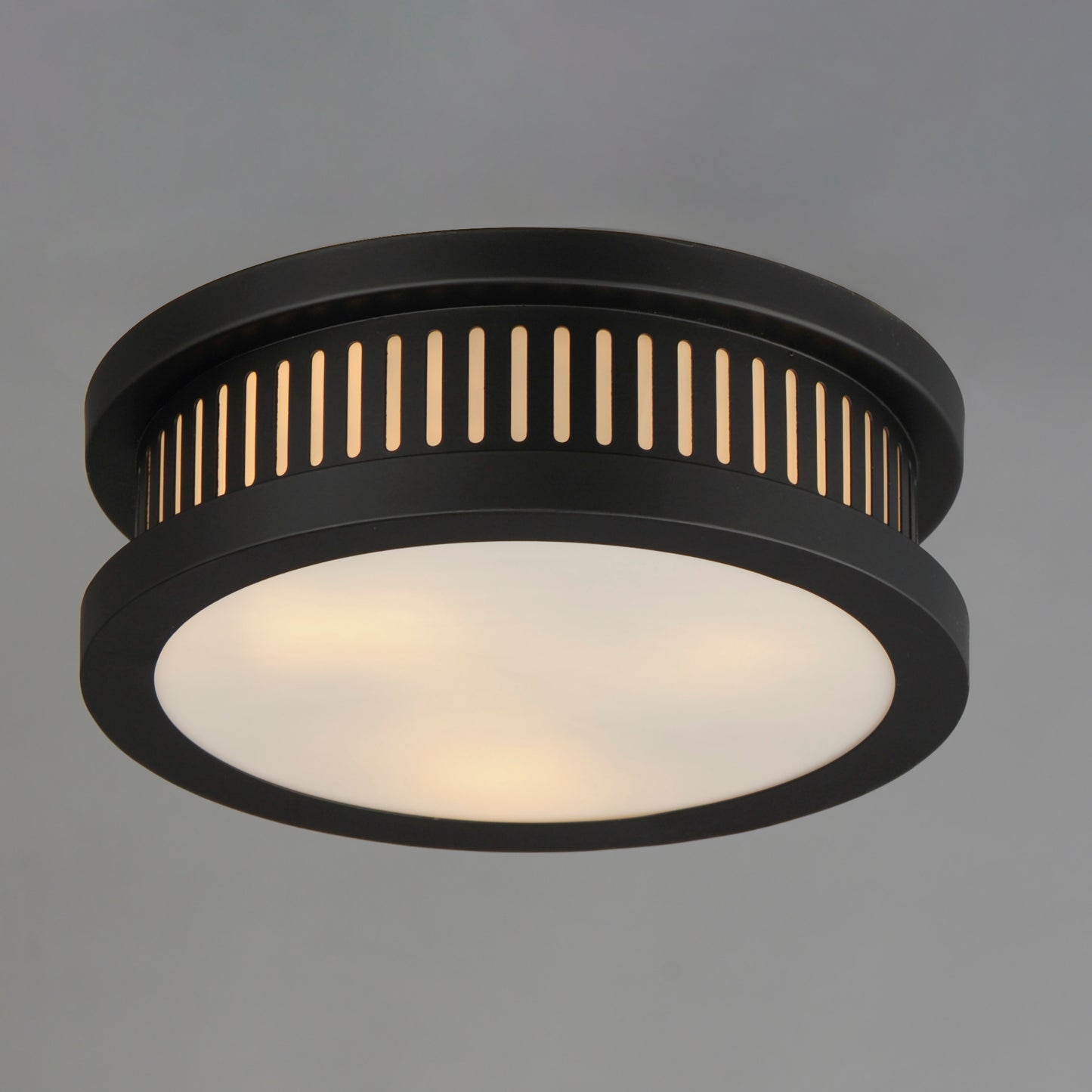 Oxford Outdoor 3-Light Flush Mount Black by Maxim Lighting
