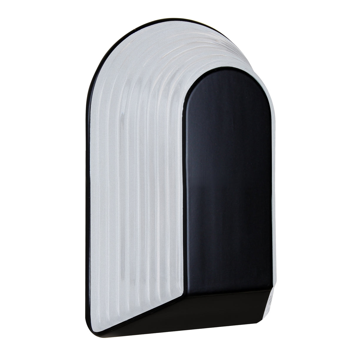 Besa Costaluz 3062 wall sconce option – Black / Frosted inside