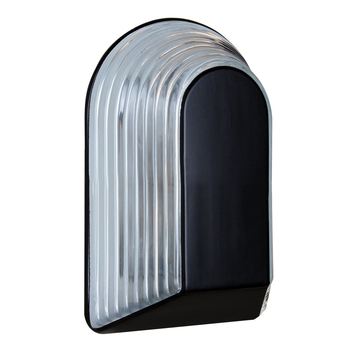 Besa Costaluz 3062 wall sconce option – Black / Clear inside