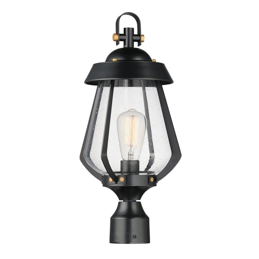 Mariner Outdoor Pier/Post Mount Black/Antique Brass by Maxim Lighting