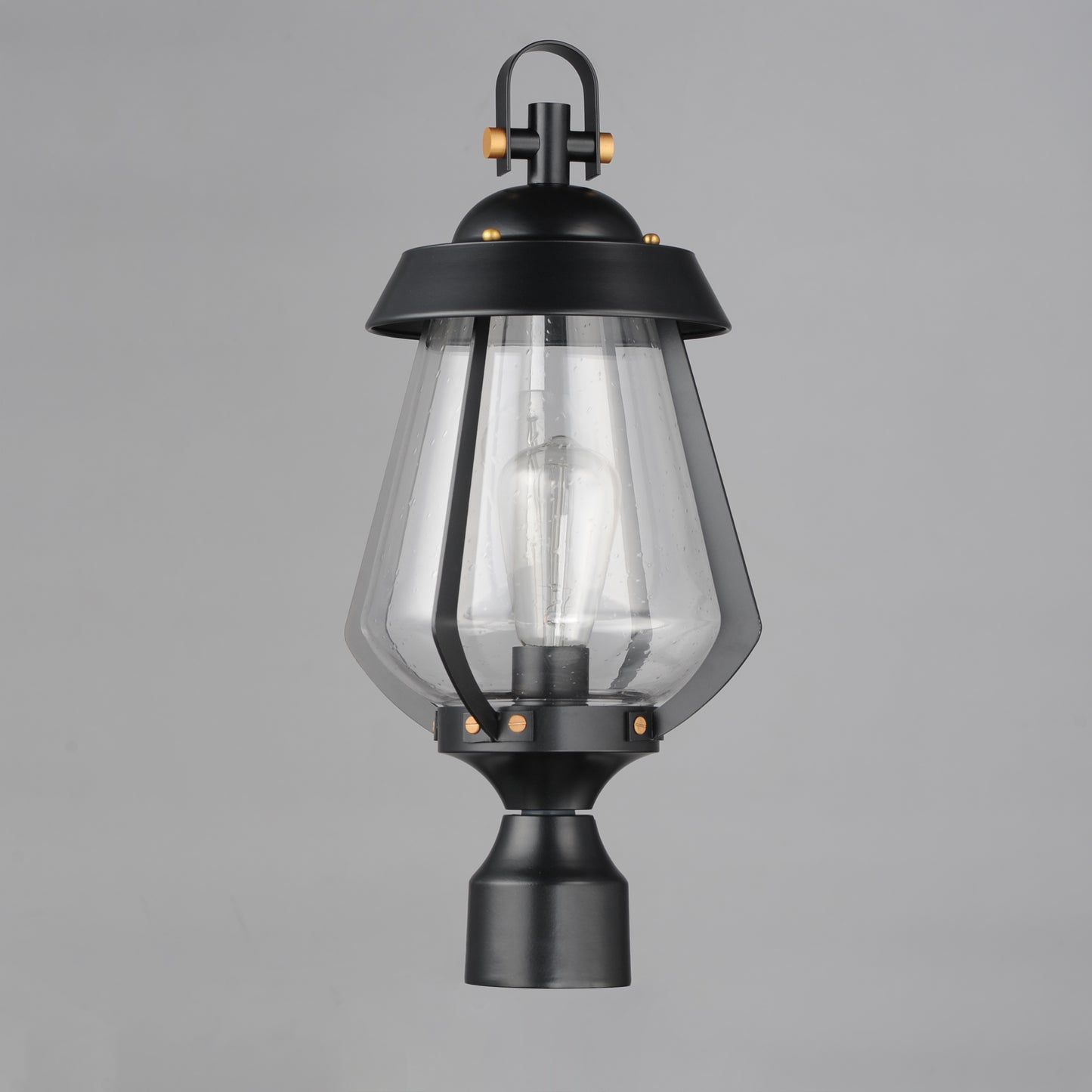 Mariner Outdoor Pier/Post Mount Black/Antique Brass by Maxim Lighting