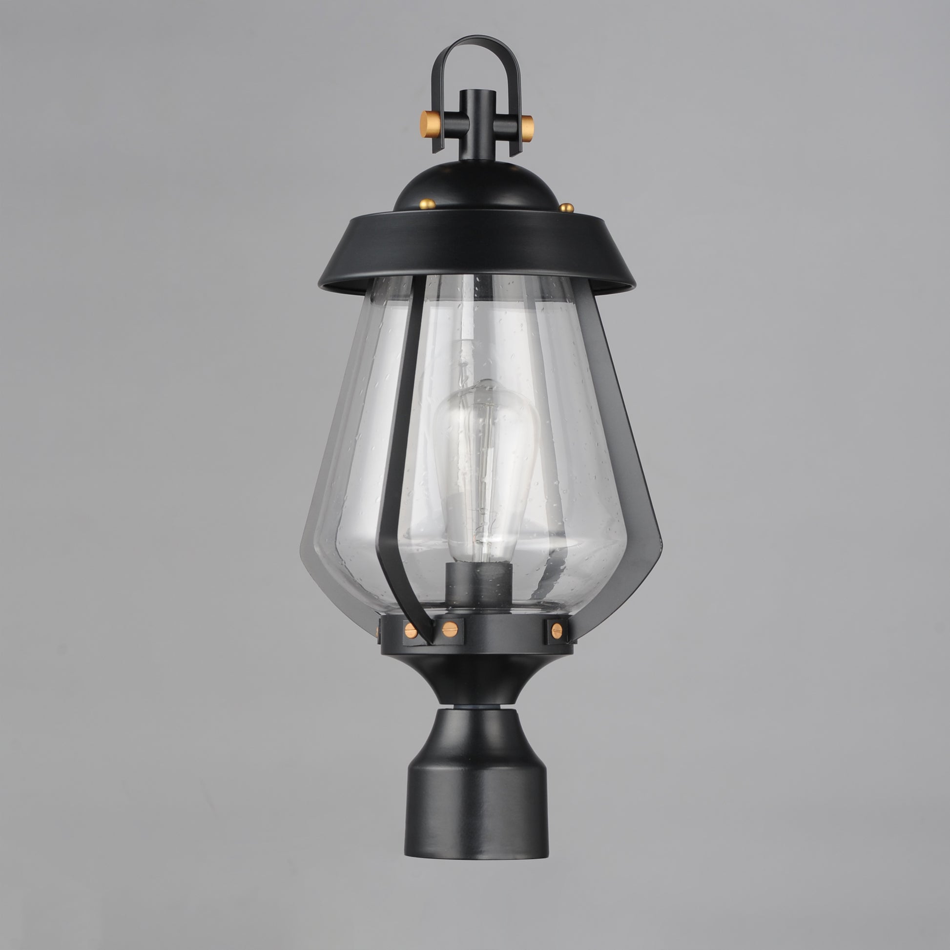 Mariner Outdoor Pier/Post Mount Black/Antique Brass by Maxim Lighting