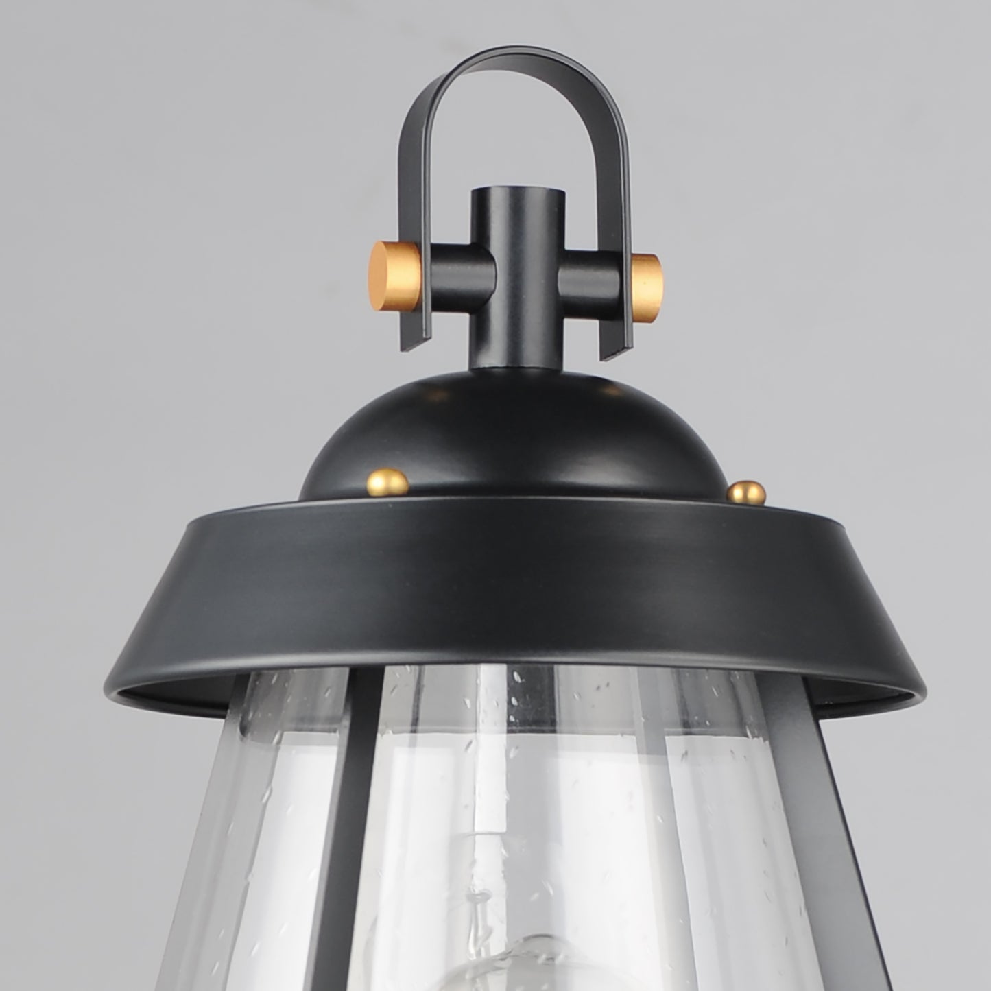 Mariner Outdoor Pier/Post Mount Black/Antique Brass by Maxim Lighting