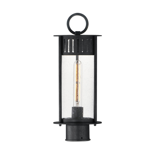 Windsor Outdoor Post Black Patina by Maxim Lighting