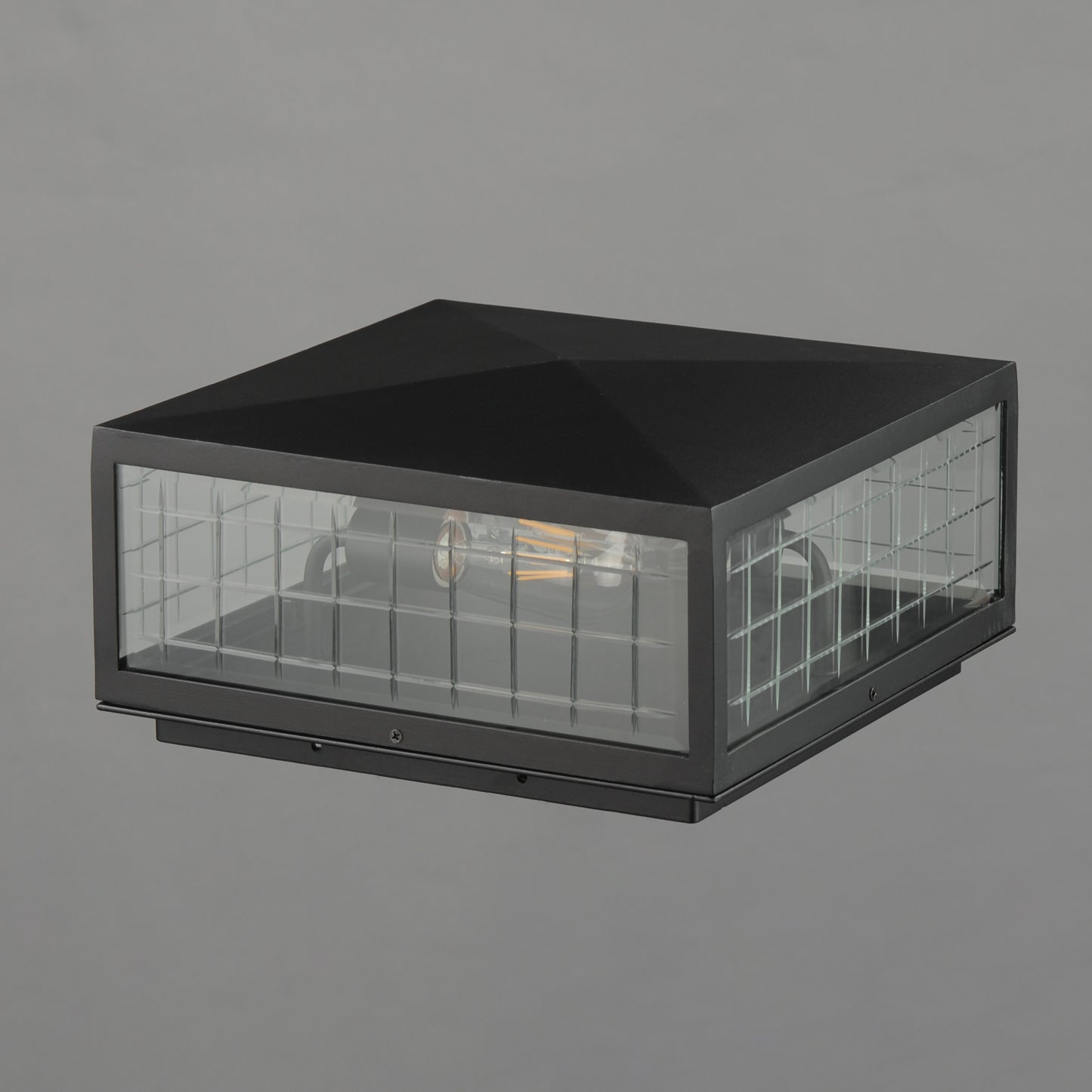 Magnus 2-Light Deck Lantern Black by Maxim Lighting