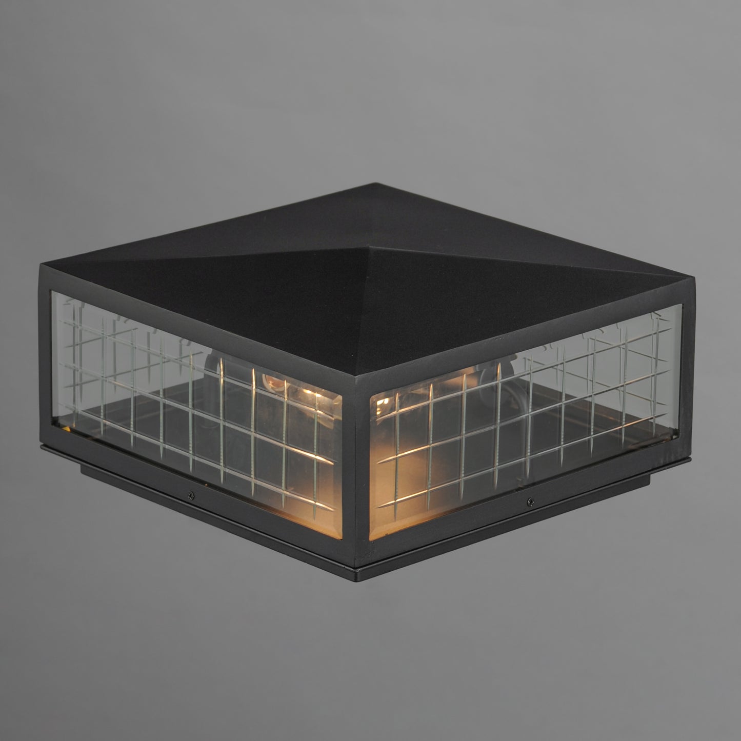 Magnus 2-Light Deck Lantern Black by Maxim Lighting