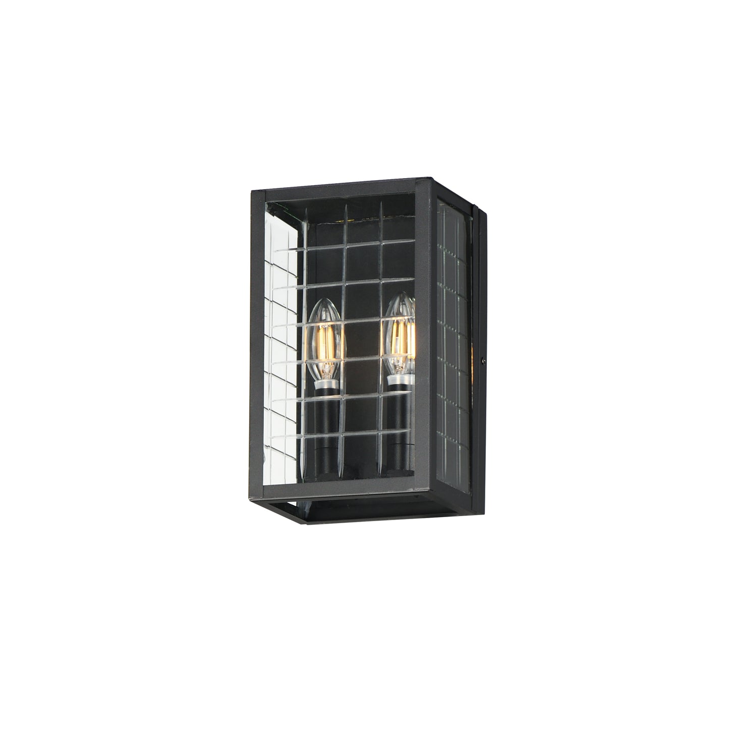 Magnus 2-Light Pocket Sconce Black by Maxim Lighting