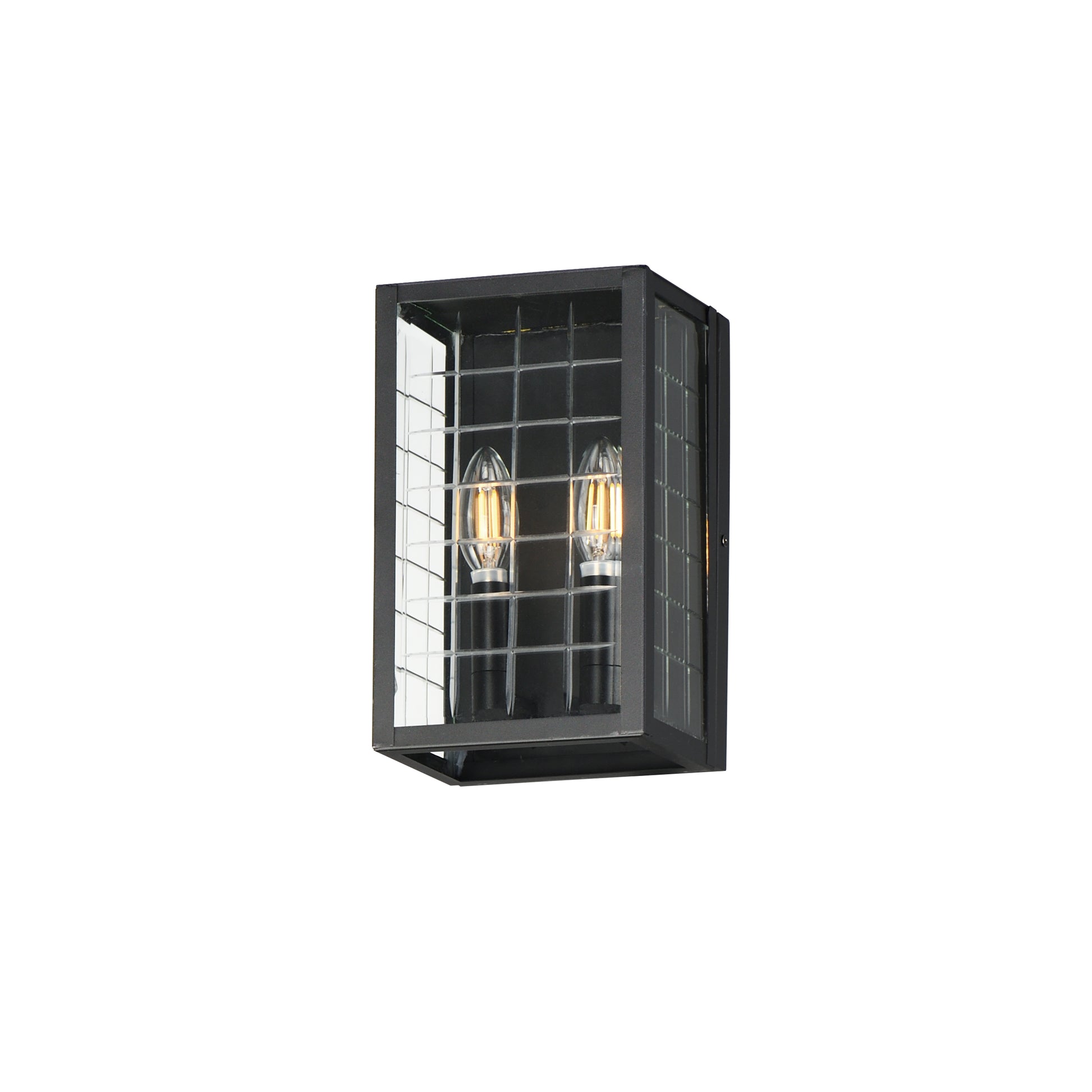 Magnus 2-Light Pocket Sconce Black by Maxim Lighting