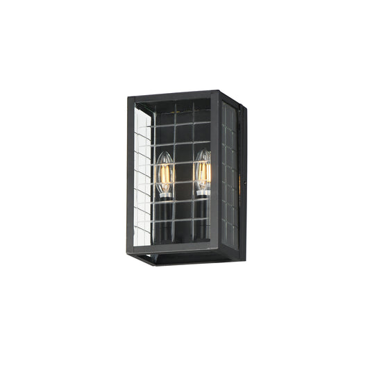 Magnus 2-Light Pocket Sconce Black by Maxim Lighting