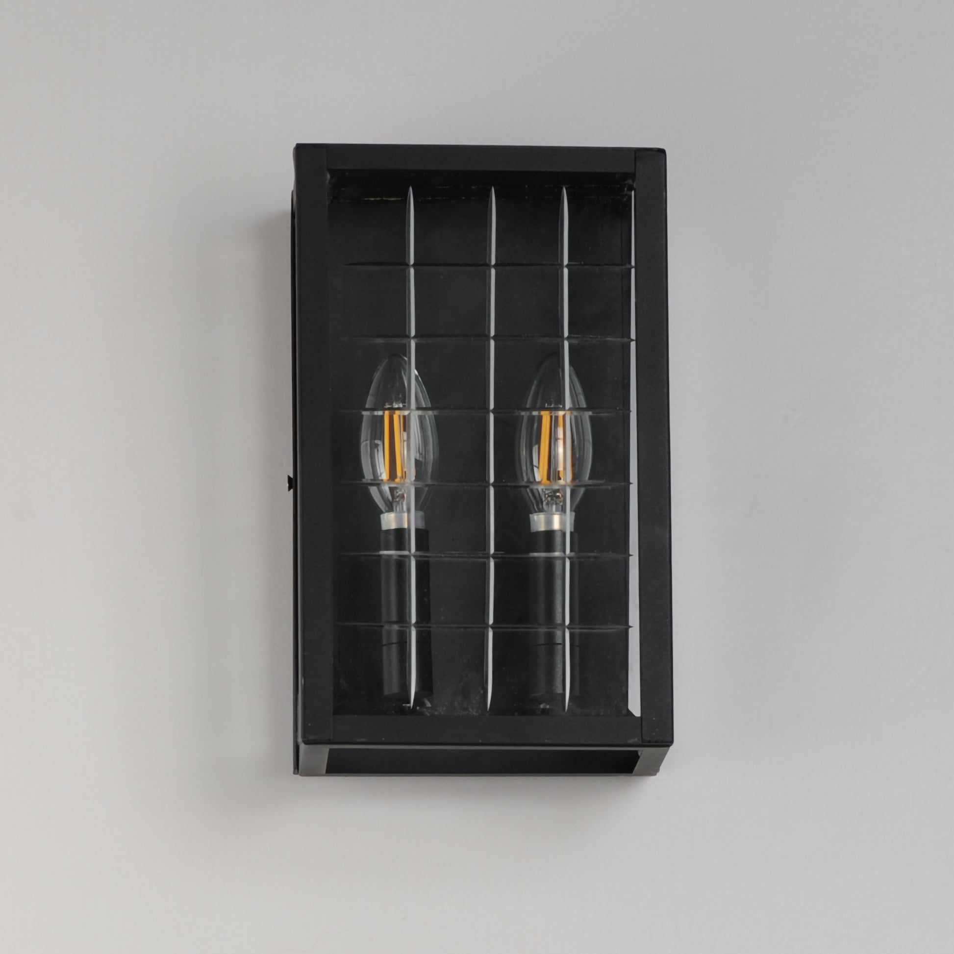 Magnus 2-Light Pocket Sconce Black by Maxim Lighting