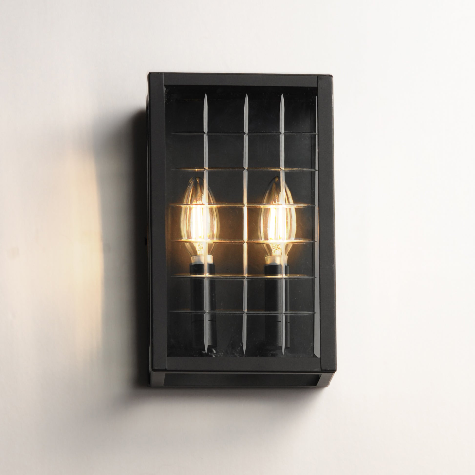 Magnus 2-Light Pocket Sconce Black by Maxim Lighting