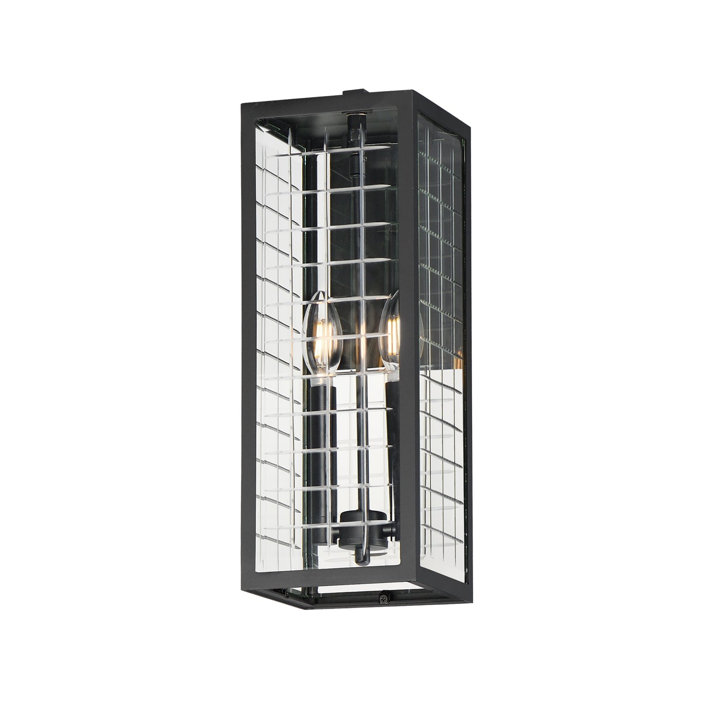 Magnus 2-Light Outdoor Wall Sconce Black by Maxim Lighting