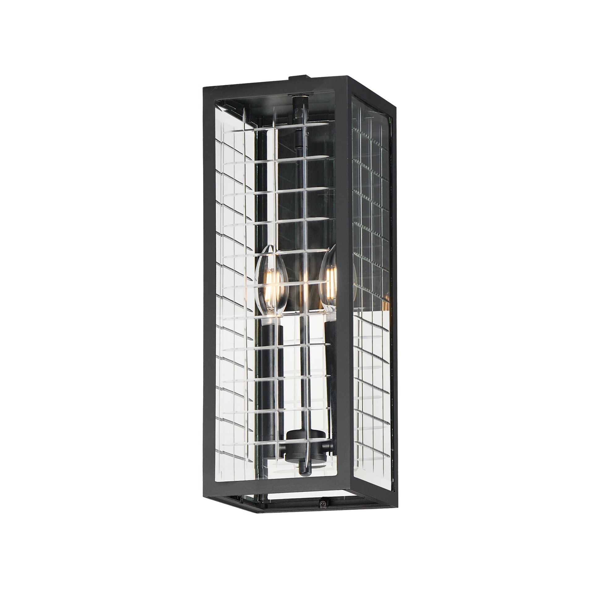 Magnus 2-Light Outdoor Wall Sconce Black by Maxim Lighting