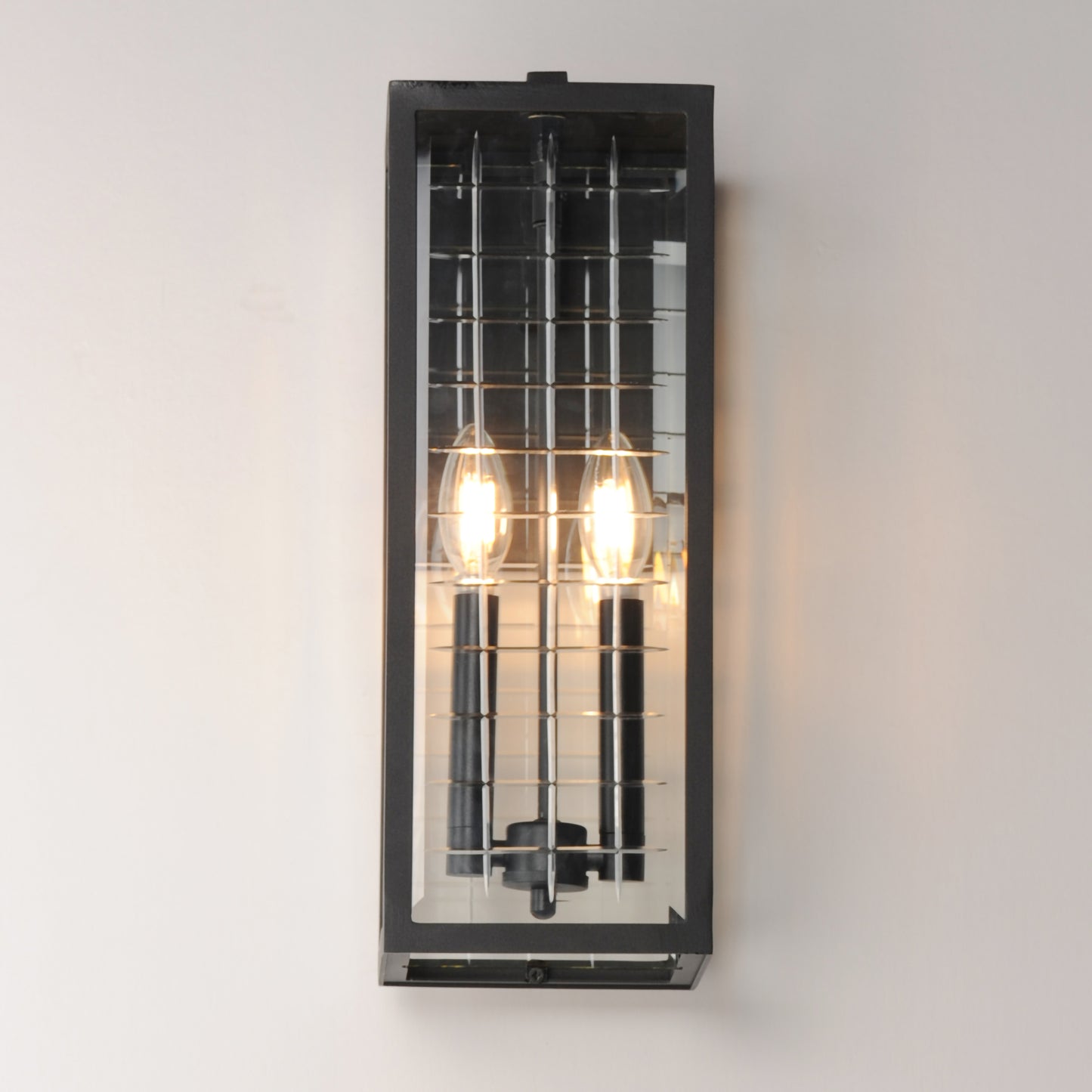 Magnus 2-Light Outdoor Wall Sconce Black by Maxim Lighting
