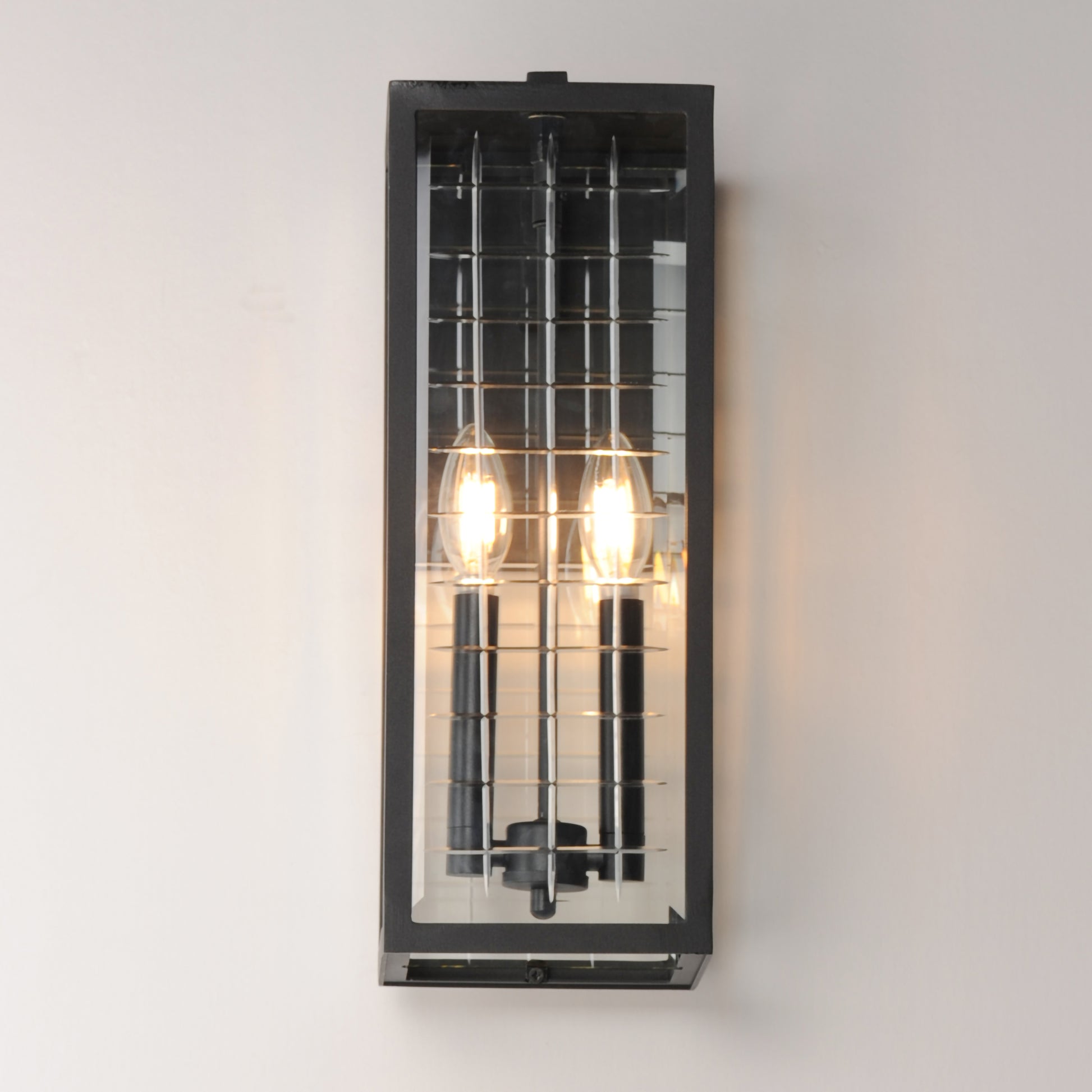 Magnus 2-Light Outdoor Wall Sconce Black by Maxim Lighting