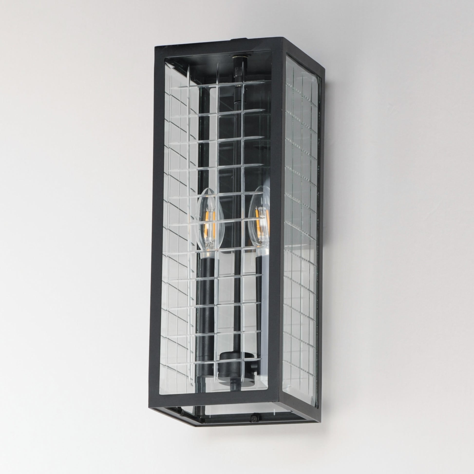 Magnus 2-Light Outdoor Wall Sconce Black by Maxim Lighting