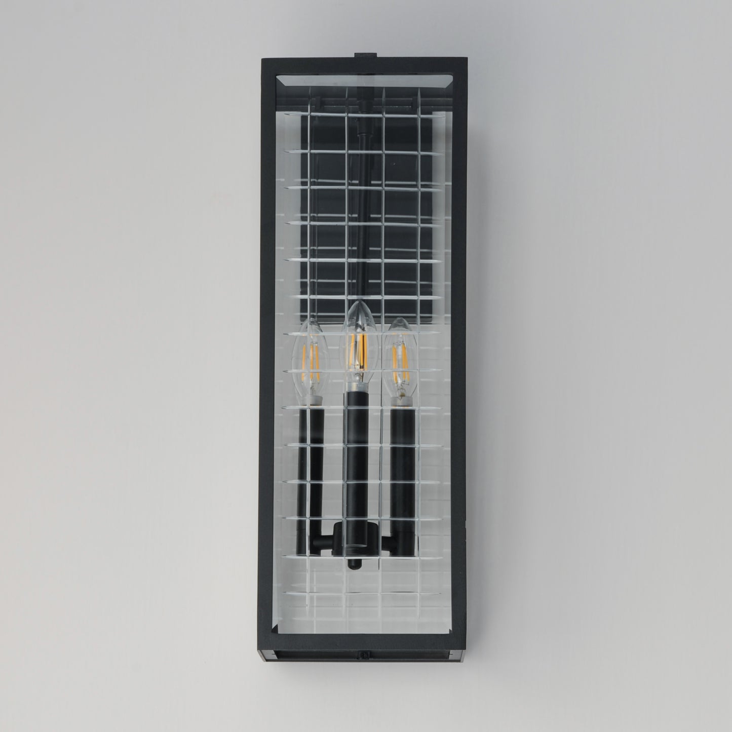 Magnus 3-Light Outdoor Wall Sconce Black by Maxim Lighting
