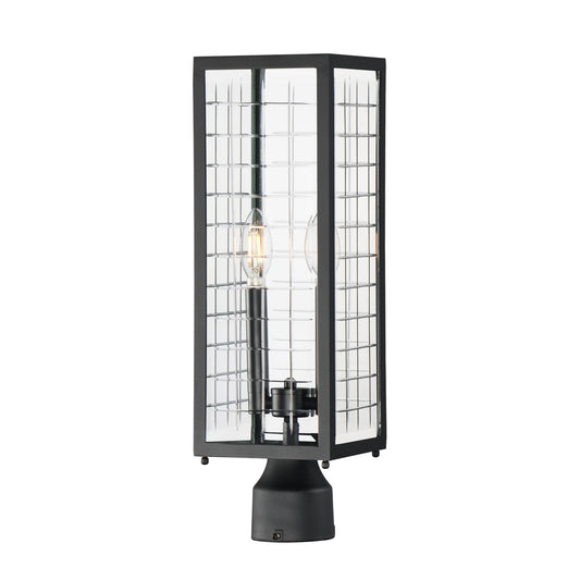 Magnus Outdoor Post Lantern Black by Maxim Lighting