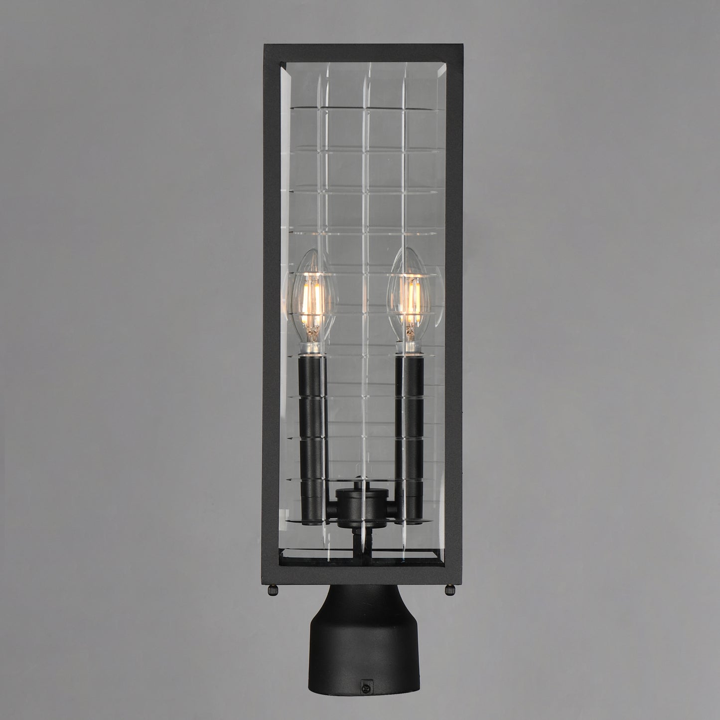Magnus Outdoor Post Lantern Black by Maxim Lighting