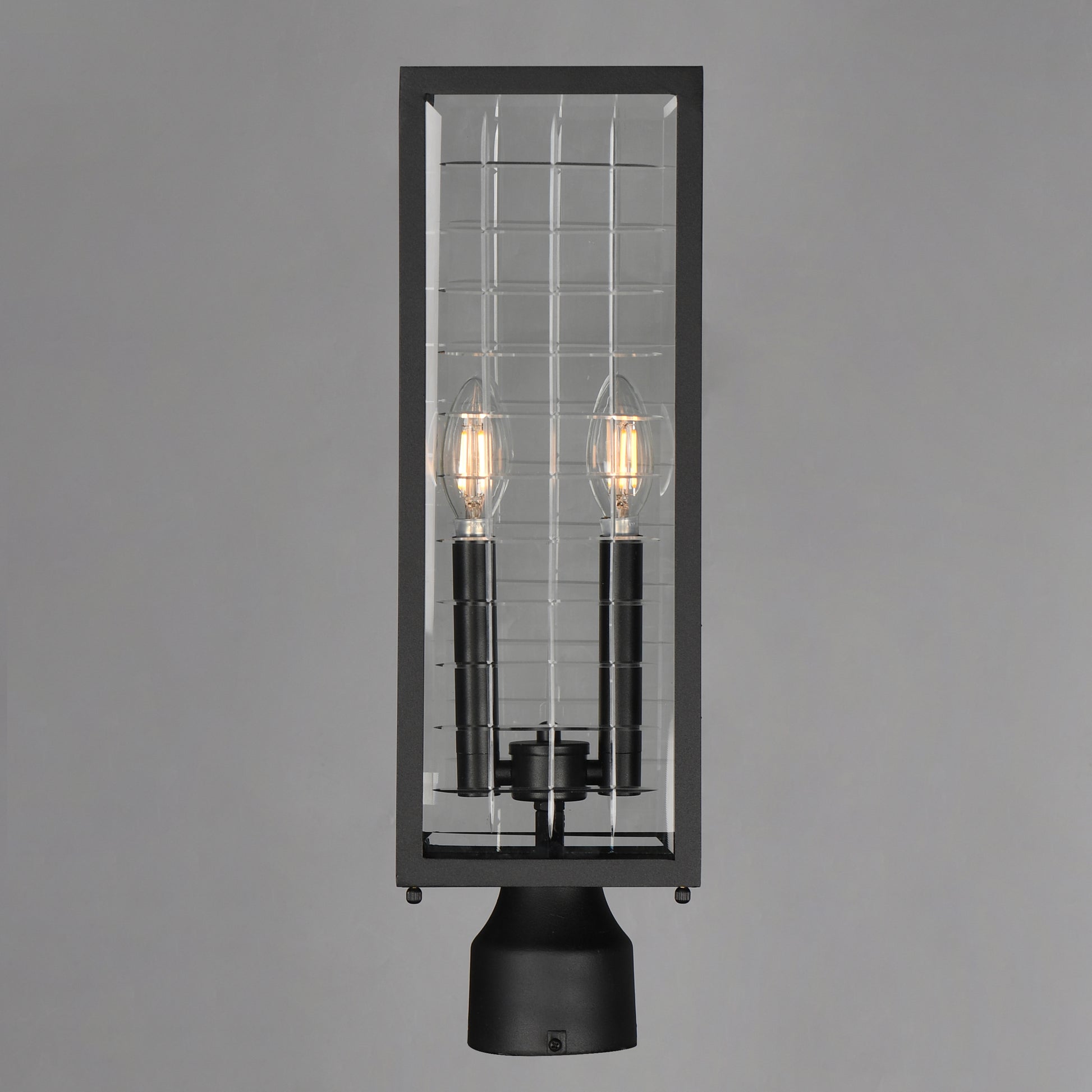 Magnus Outdoor Post Lantern Black by Maxim Lighting