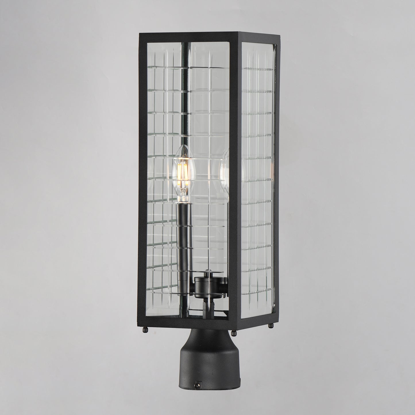 Magnus Outdoor Post Lantern Black by Maxim Lighting