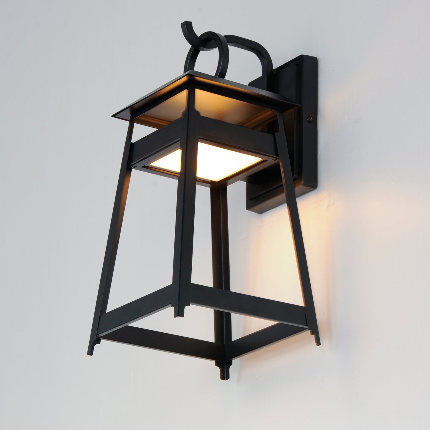 Pagoda Medium LED Outdoor Sconce Black by Maxim Lighting