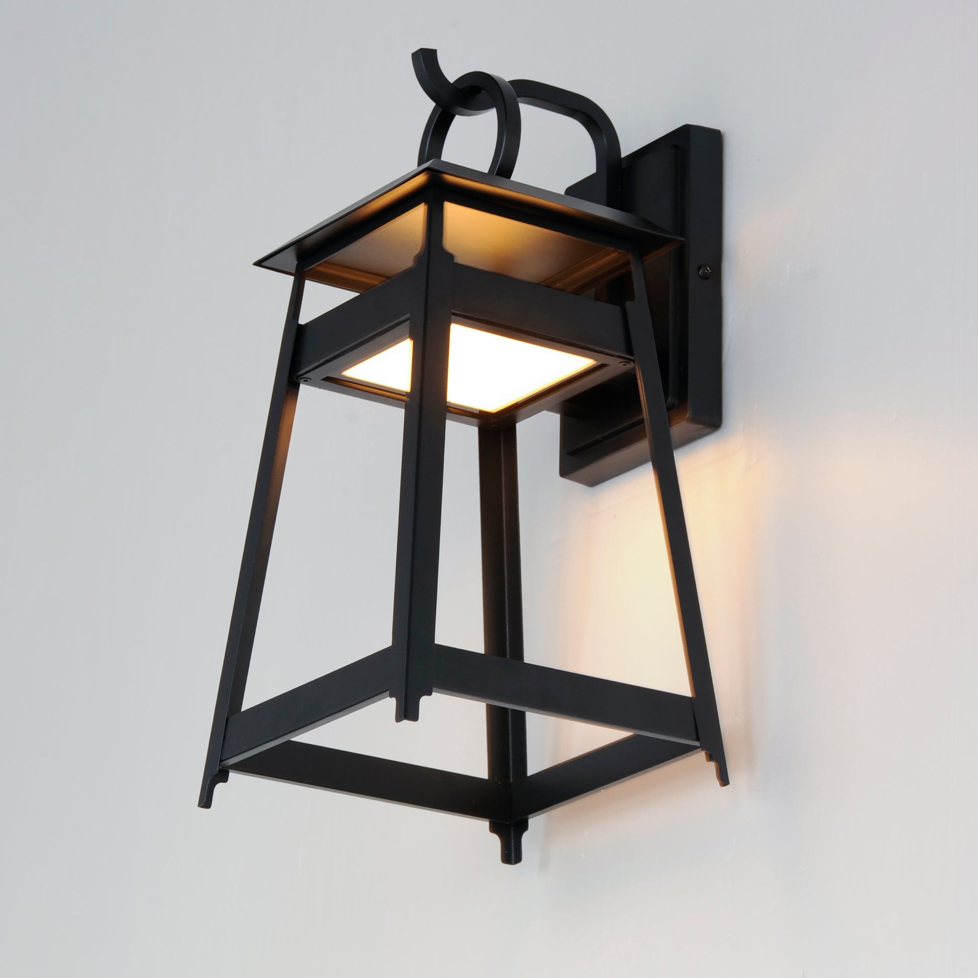 Pagoda Medium LED Outdoor Sconce Black by Maxim Lighting