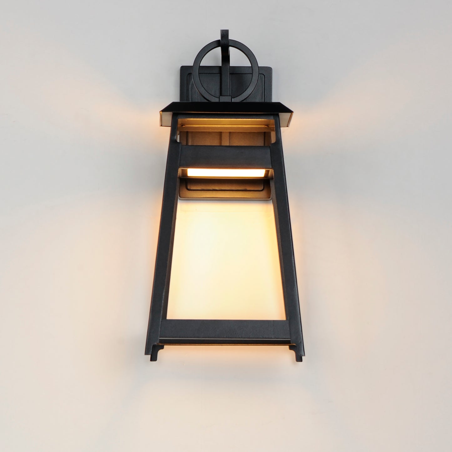 Pagoda Medium LED Outdoor Sconce Black by Maxim Lighting