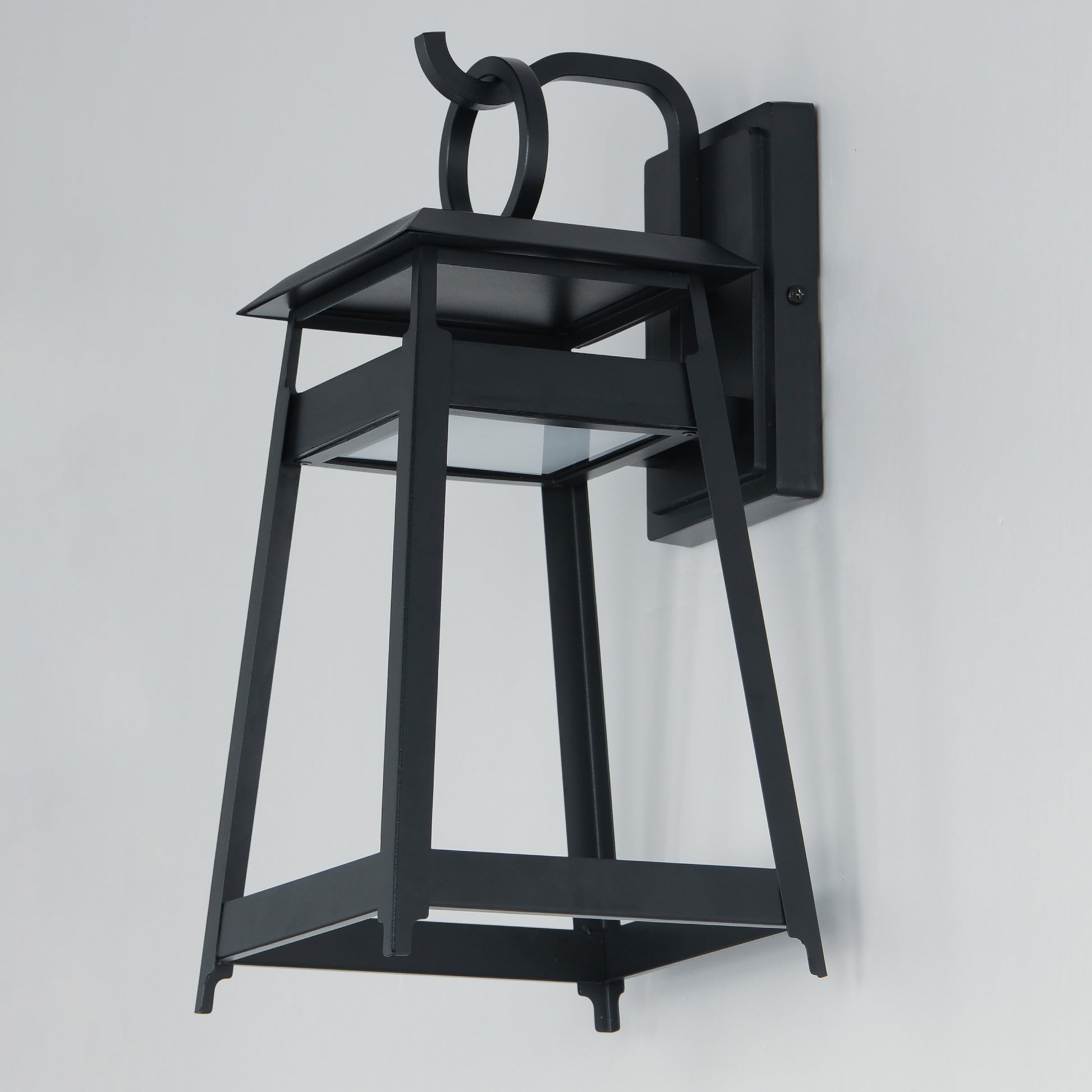 Pagoda Medium LED Outdoor Sconce Black by Maxim Lighting