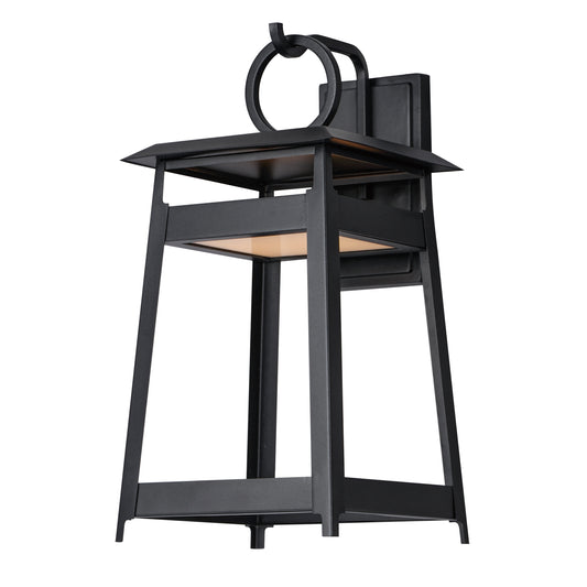 Pagoda Large LED Outdoor Sconce Black by Maxim Lighting