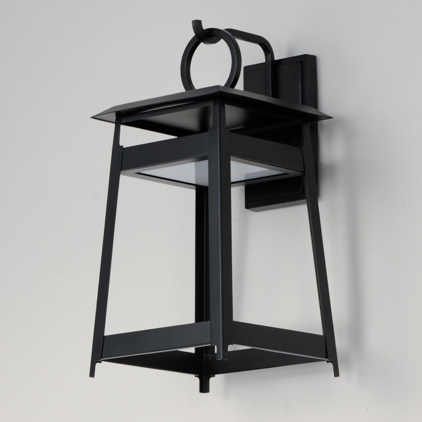 Pagoda Large LED Outdoor Sconce Black by Maxim Lighting