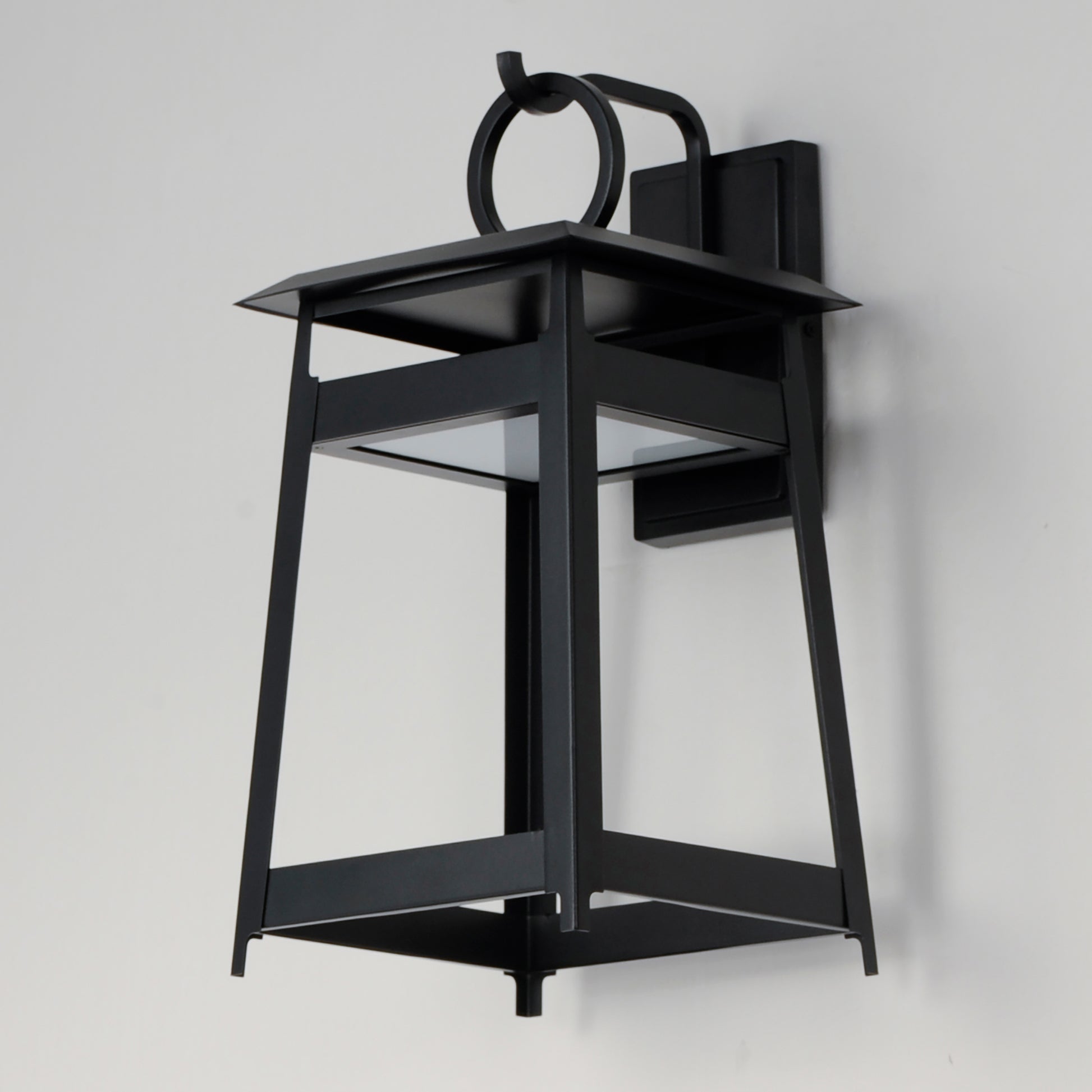 Pagoda Large LED Outdoor Sconce Black by Maxim Lighting
