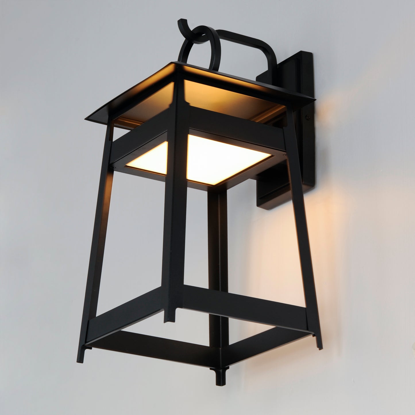 Pagoda Large LED Outdoor Sconce Black by Maxim Lighting